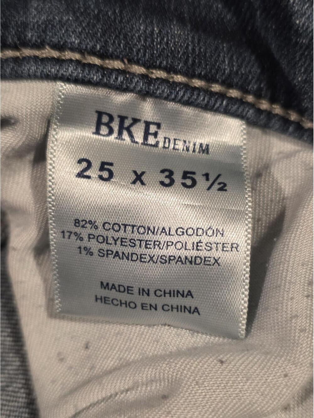 BKE Payton Jeans Womens Size 25x35.5 Blue Denim Stretch Bootcut Inseam 35 - Picture 6 of 9